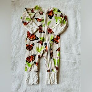 Coco Moon Bamboo Butterfly Bodysuit - 0-3 Months
